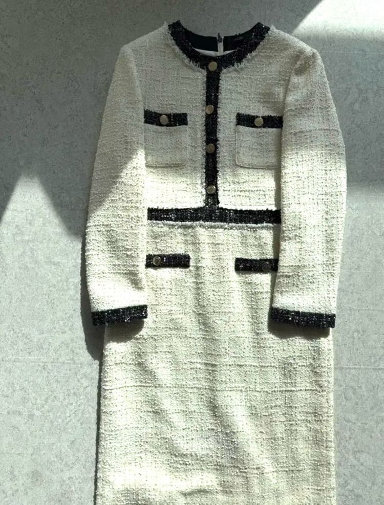 마쥬 트위드원피스--2