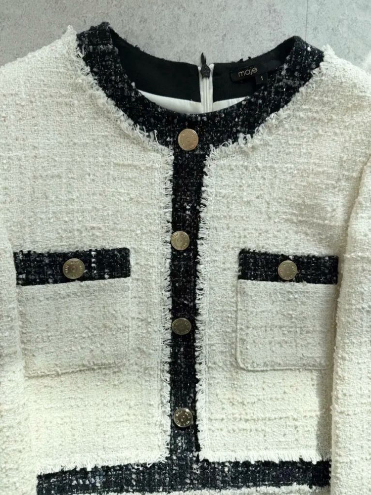 마쥬 트위드원피스--4