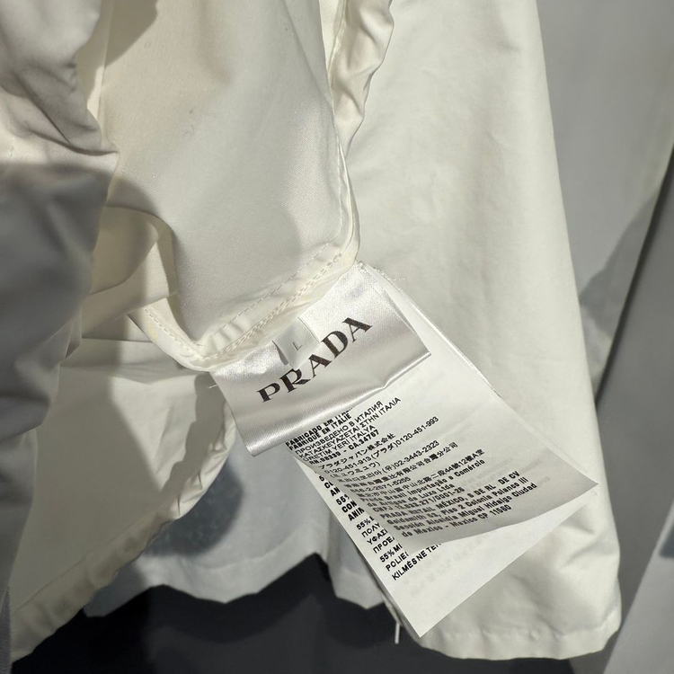 [정품] 프라다 테크니컬 포플린 자켓 sgn889 오버핏L사이즈--5