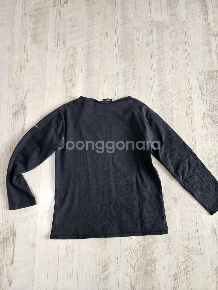 세인트제임스 길도 블랙 롱슬리브 티셔츠 팜. us40(100사이즈)--1