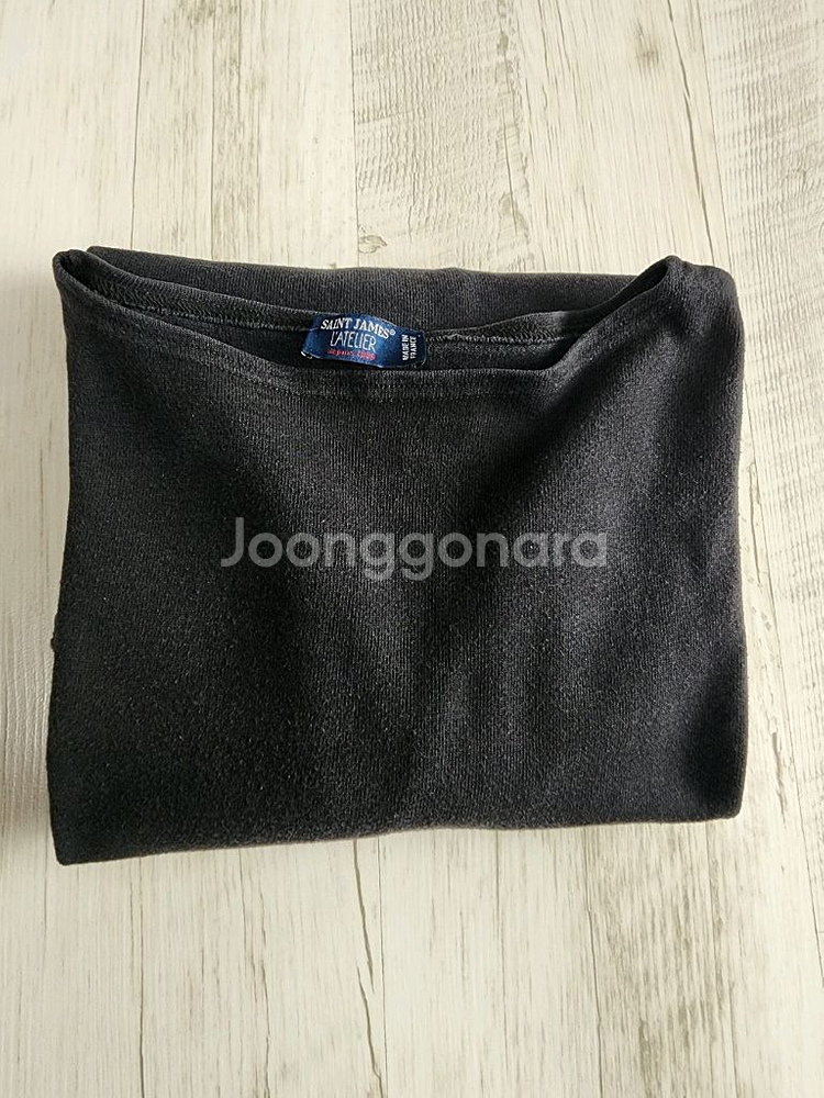 세인트제임스 길도 블랙 롱슬리브 티셔츠 팜. us40(100사이즈)--6