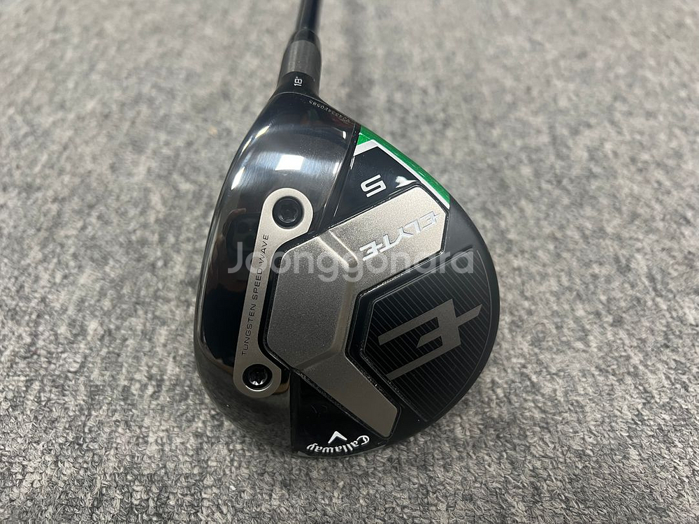캘러웨이 엘리트 5번 18도 S강도 남성 우드 판매합니다 커버X--5