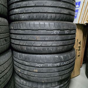 중고타이어 255 45 19 판매합니다. 한국타이어 벤투스 S1 에보3