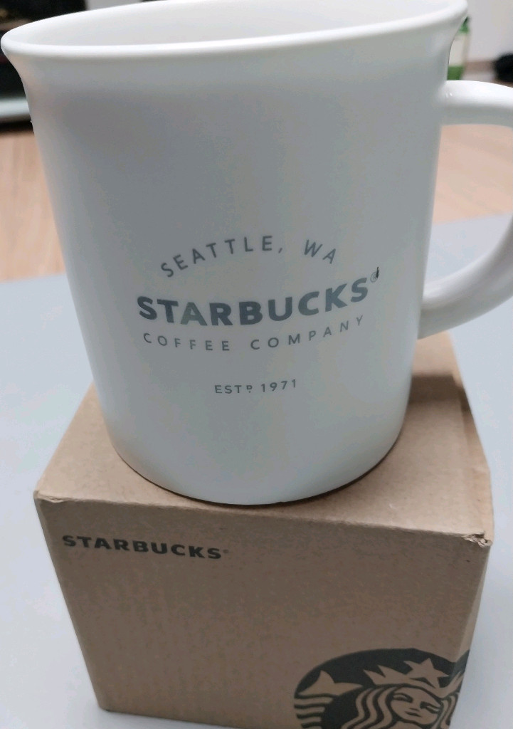 스타벅스 로고 머그컵--0