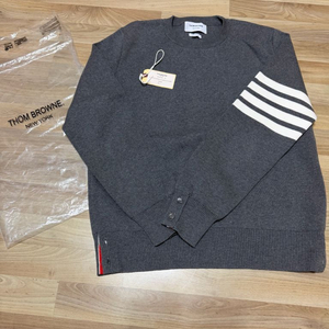 톰브라운 밀라노스티치 니트 그레이 2size