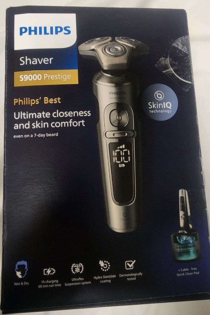 새제품)필립스S9000프레스티지 스킨큐셋트 전기면도기 남성용품 면도기--0