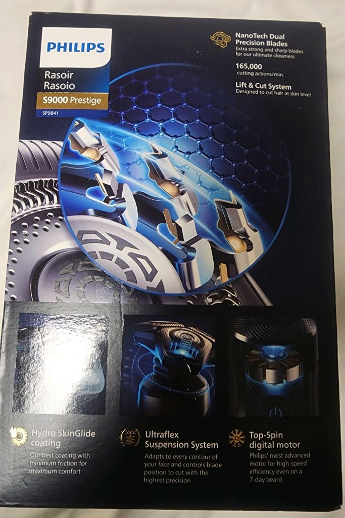새제품)필립스S9000프레스티지 스킨큐셋트 전기면도기 남성용품 면도기--2