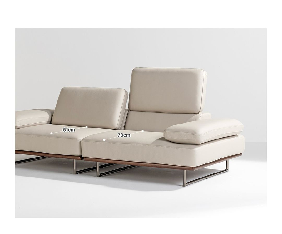 다우닝 클라임 원목 리프트업 전 체 통가죽 소파--6