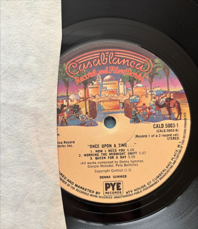 도나 서머 Once Upon a Time... 빈티지 해외 LP 2장 세트 이미지