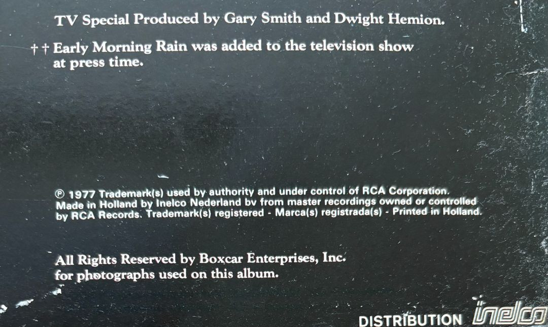 엘비스 프레슬리 Elvis In Concert 2LP 빈티지 해외발매 음반--4