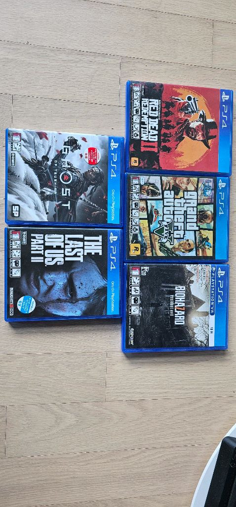 PS4 게임 타이틀 5종 세트 판매합니다 이미지