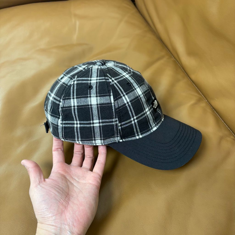 나나미카 노스페이스 퍼플라벨 6패널 볼캡 모자 체크--2