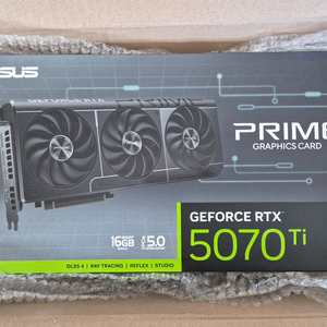 ASUS PRIME 지포스 RTX 5070 Ti D7 16GB 팝니다.