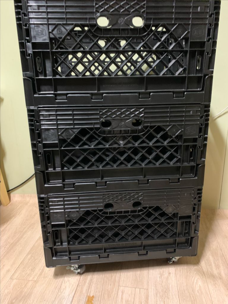 하이브로우 플립박스 3개 +바퀴--1