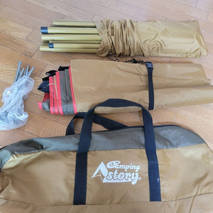 캠핑 렉타타프L 폴대포함