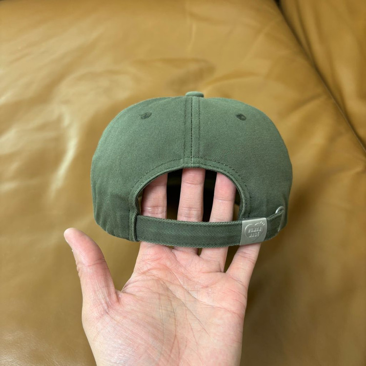 휴먼메이드 6패널 볼캡 모자 코듀로이 올리브 드랩--6