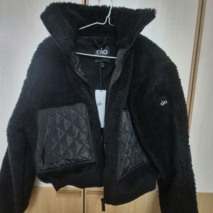 ALO 알로 요가 뽀글이 셰르파 집업 자켓 엣지 봄버 새상품