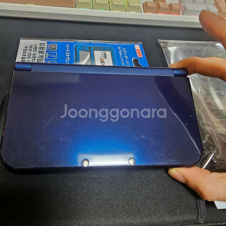 닌텐도 new 3ds xl 뉴큰다수 + 파우치 케이스 일괄 팝니다!--1