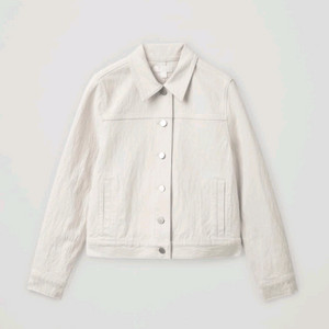 코스 오가닉 코튼 크롭 자켓