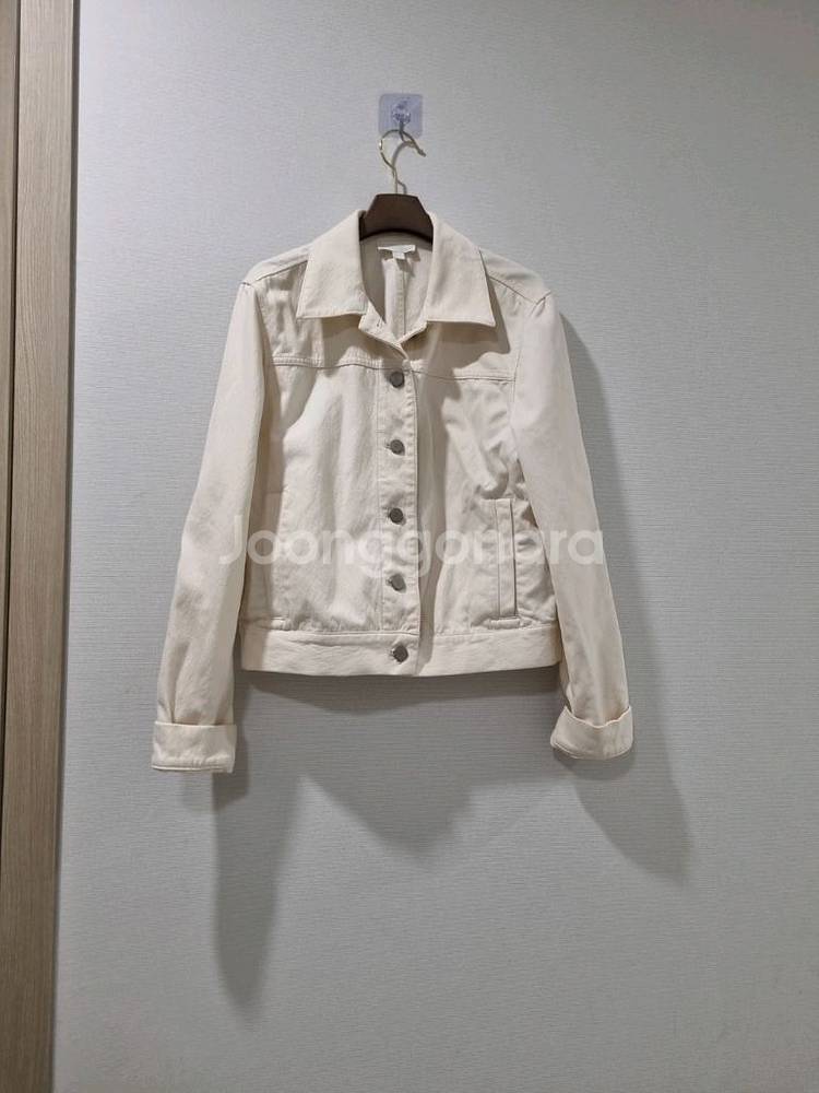 코스 오가닉 코튼 크롭 자켓--1