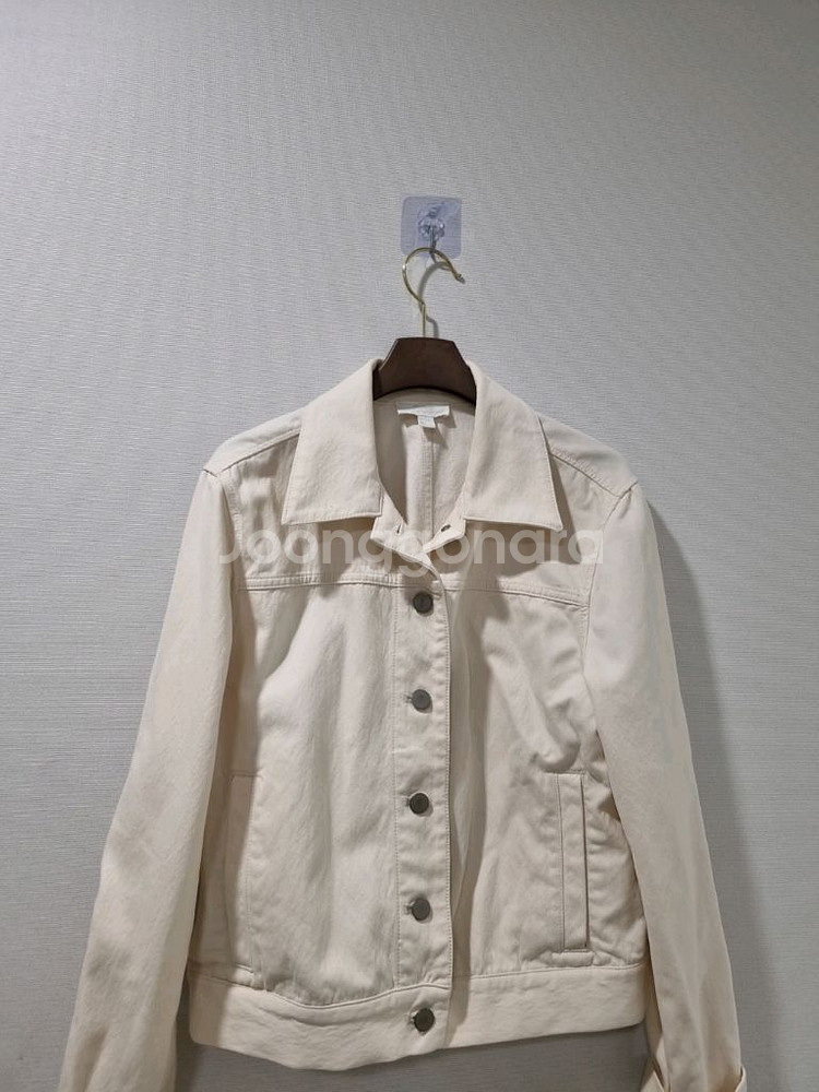 코스 오가닉 코튼 크롭 자켓--2