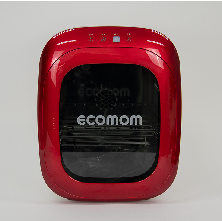 [전시제품] 에코맘 젖병소독기 레드 전시새제품--1