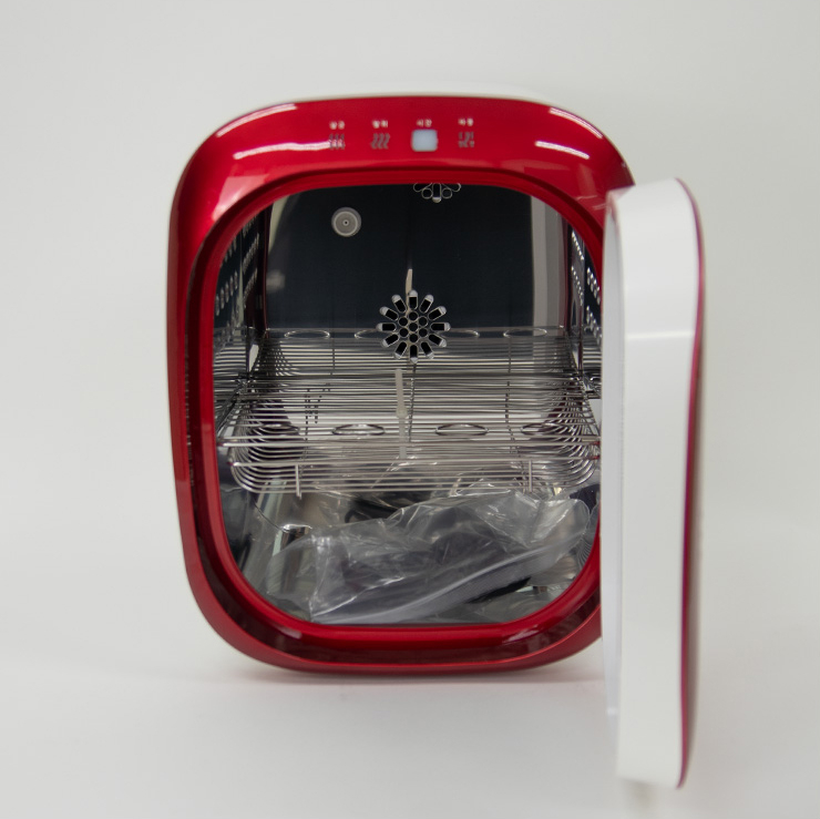 [전시제품] 에코맘 젖병소독기 레드 전시새제품--4