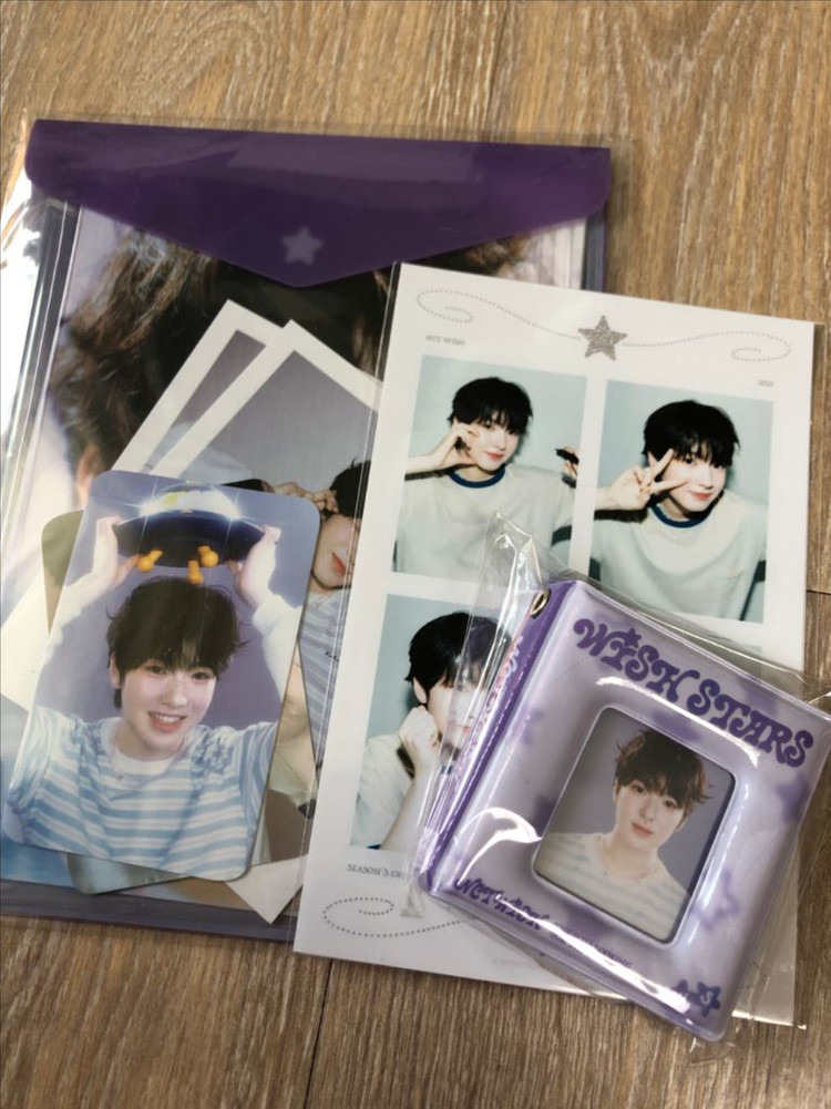 미개봉 엔시티위시 2025 시즌그리팅 사쿠야 포토팩 콜북 네컷 시그 엠디--0