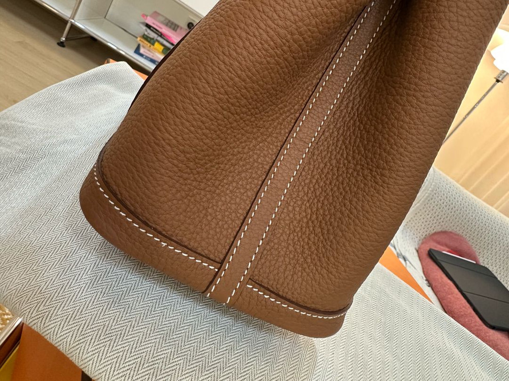 에르메스 가든파티30 골드 네곤다--1