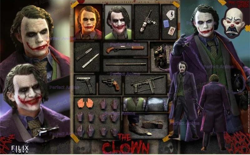 필릭스토이즈 다크나이트 조커 미개봉 6인치 1/12 (SHF, 마펙스)--1