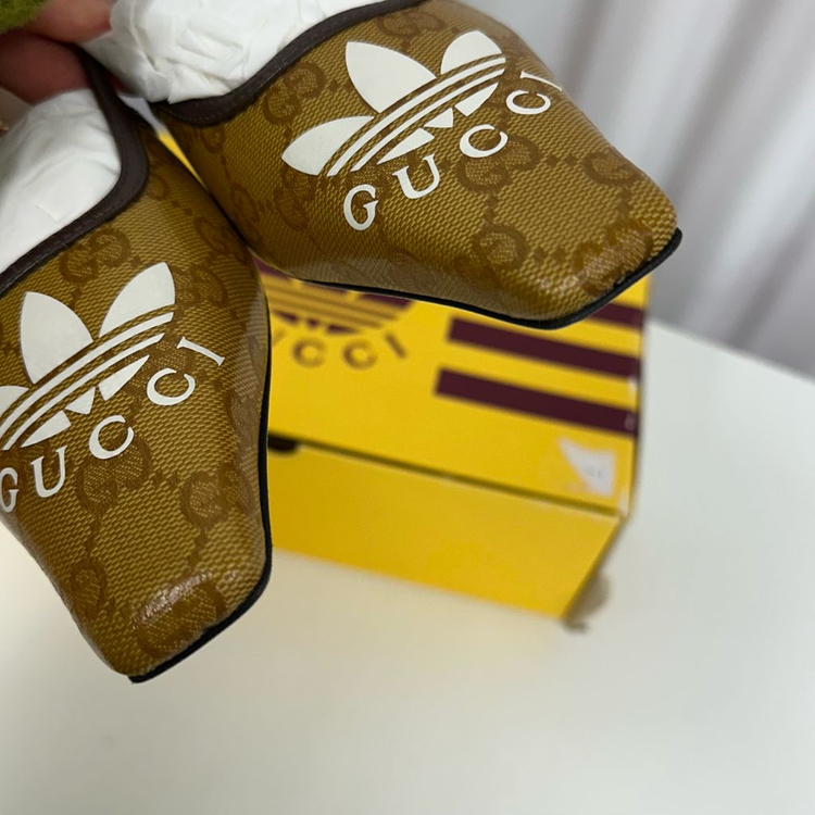 구찌 아디다스 콜라보 슬링백 힐 38.5 이미지