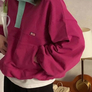 아미먼트 amiment 배색 아노락 / 여자 맨투맨