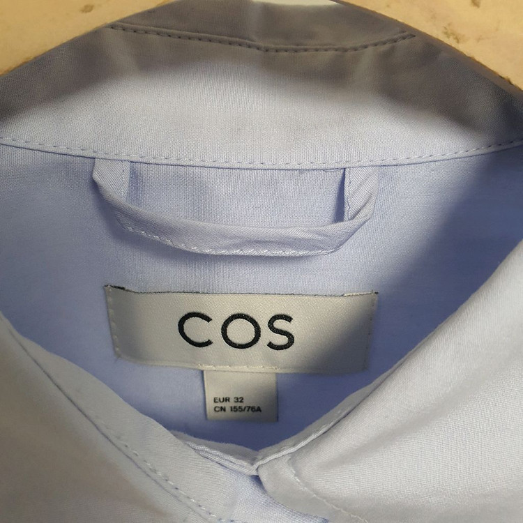 코스cos 벨티드 셔츠 롱원피스--5