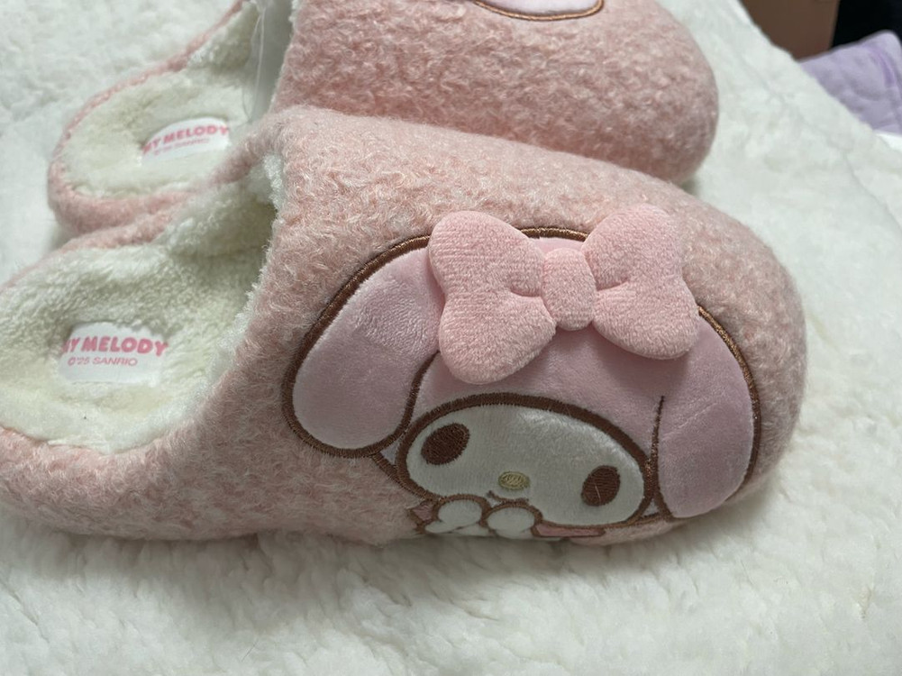 마이멜로디 겨울 슬리퍼 새상품 산리오--1
