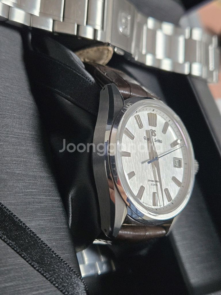 그랜드 세이코 자작나무 스프링 드라이브 slga009(정품 디버클 가죽밴드 포함)--2