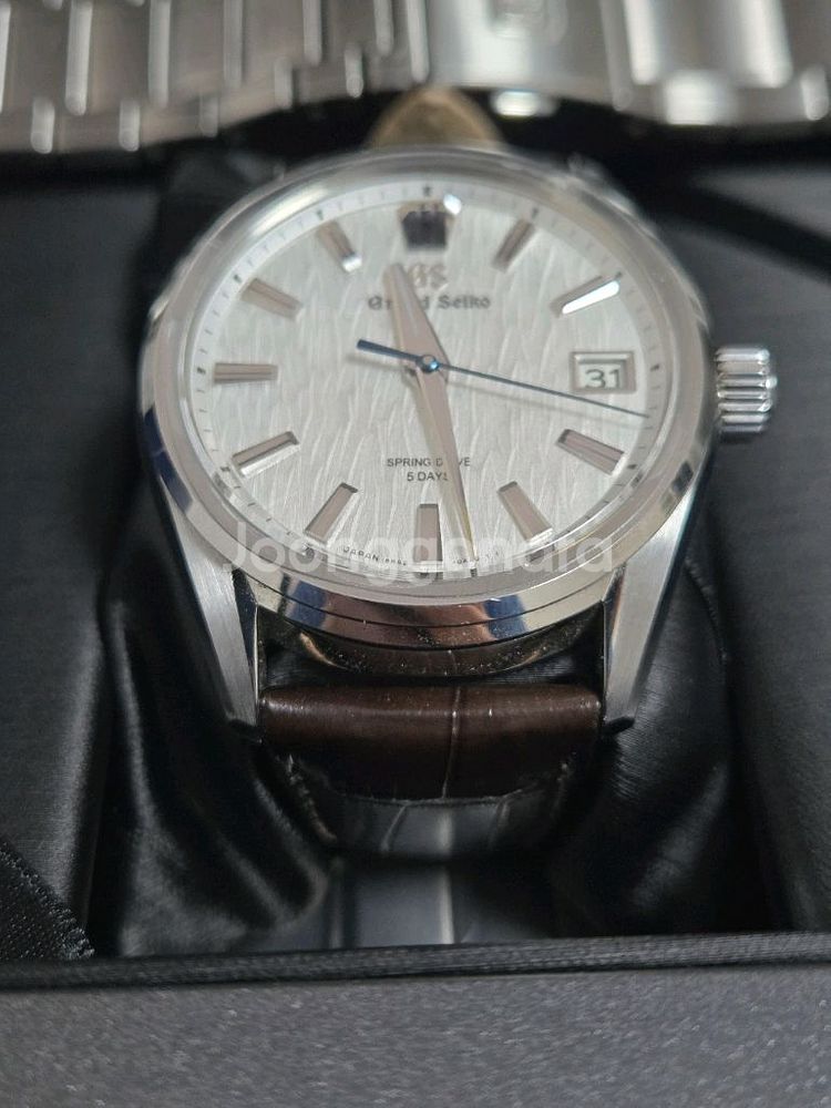 그랜드 세이코 자작나무 스프링 드라이브 slga009(정품 디버클 가죽밴드 포함)--3