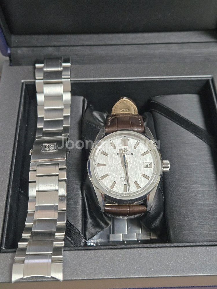 그랜드 세이코 자작나무 스프링 드라이브 slga009(정품 디버클 가죽밴드 포함)--4