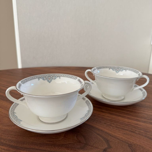 Wedgwood 영국 웨지우드 수프볼 겸 아이스크림볼 2개 세트(새제품)
