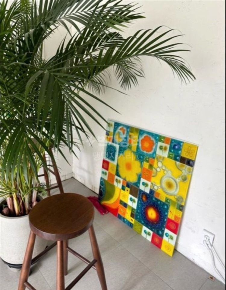 빈티지 유리공예 스테인드글라스 인테리어 소품 이미지