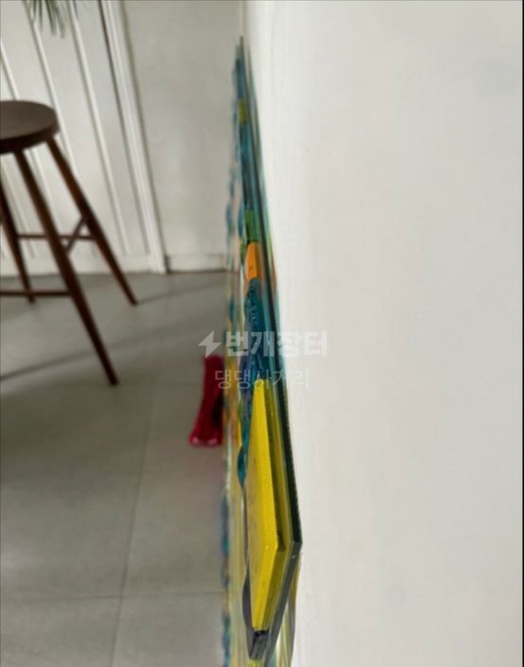 빈티지 유리공예 스테인드글라스 인테리어 소품 이미지