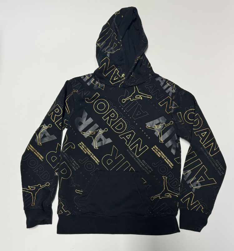 여성 나이키 조던 키즈 프린팅 후드티 S 12세--0