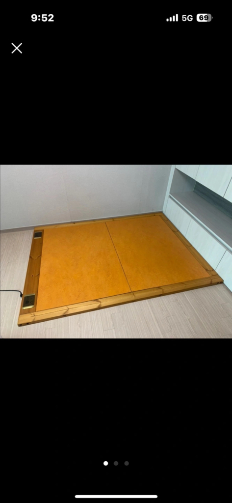 청산애 구들장 퀸사이즈(진짜 흙으로만든 매트)--0