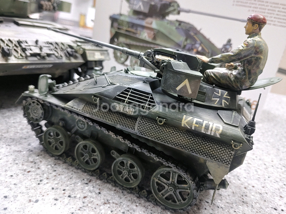 *각종교신가능*대형(DP전용1/16)밀리터리프라모델*독일연방(비젤Mk2)정밀도색작~바람에언덕에서--0