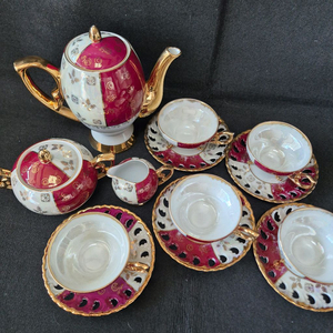 빈티지 행남사 도자기 커피잔세트