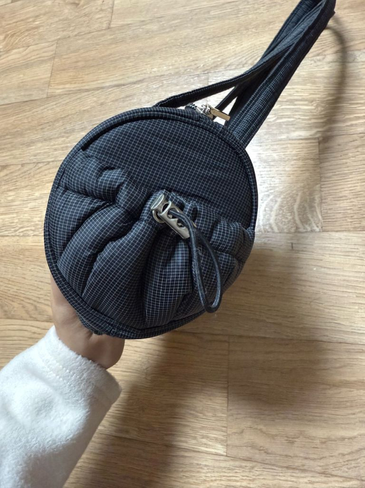 헤라 패딩 미니 숄더백 바게트백--1