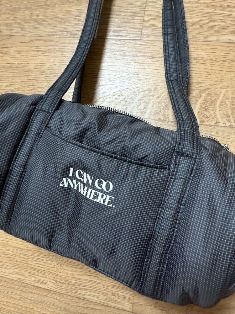 헤라 패딩 미니 숄더백 바게트백--2