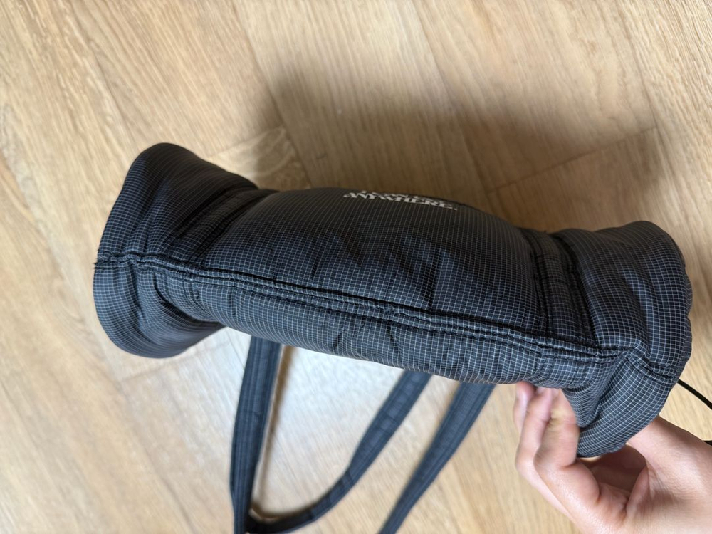 헤라 패딩 미니 숄더백 바게트백--5