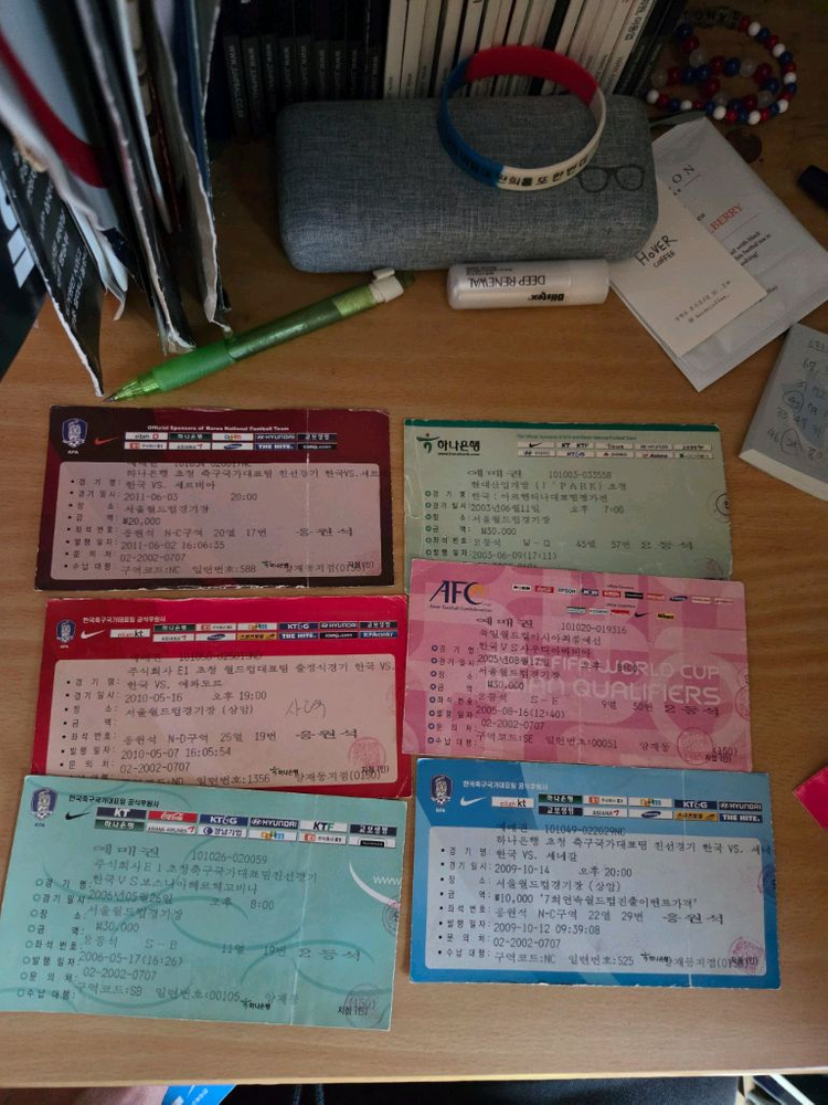 국가대표 a매치, k리그 올스타전 지류티켓--1