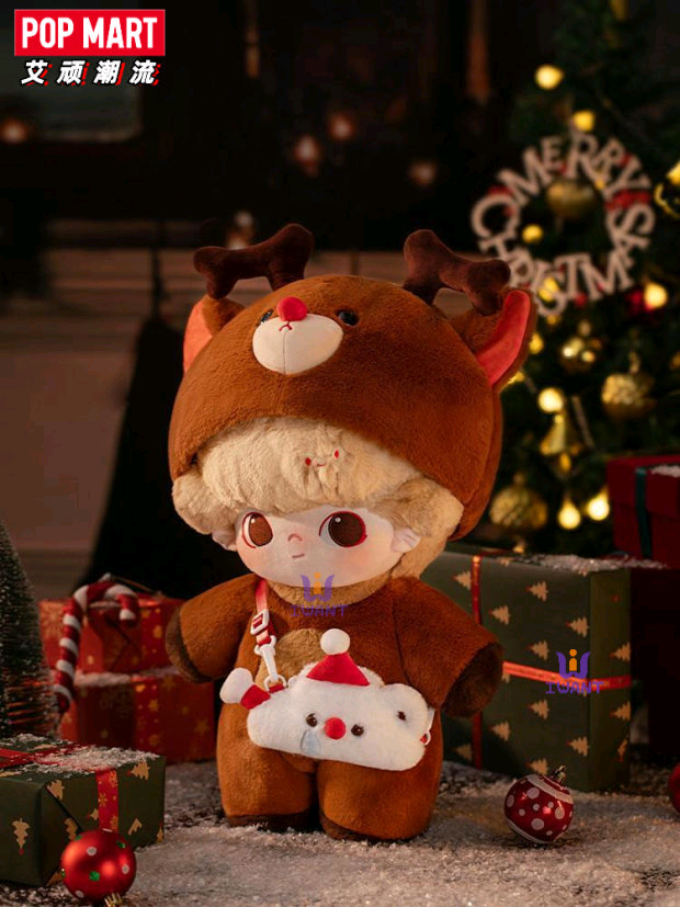팝마트 디무 한정판 눈사람이 보낸 편지 루돌프 인형--0