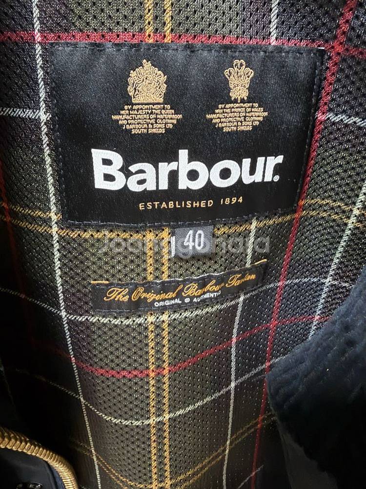 바버 트랜스포트 자켓 네이비 40--2